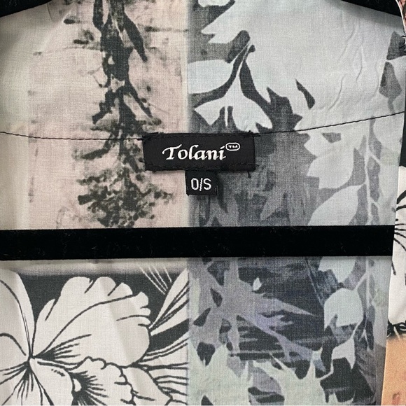 Tolani Kimono top Modal OS Floral Boho Hippie Lagenlook Lightweight Slits - Picture 2 of 10